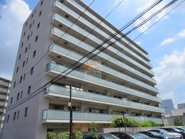 リリーゼ浮間舟渡外観１｜リリーゼ浮間舟渡は、平成26年築、9階建てのマンションです。