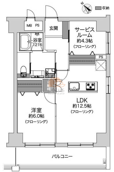 ワールドパレス武蔵小山203間取図