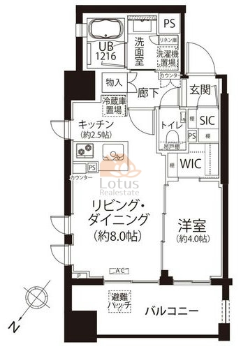 リビオ文京茗荷谷204間取図