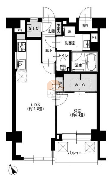 ベルベシティ用賀505間取図