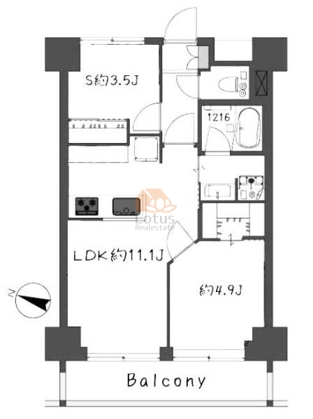 ライオンズマンション護国寺第３202間取図