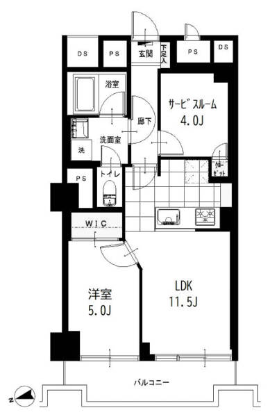 ニューハイツ大森308間取図