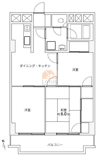 ニューハイツ大森811間取図