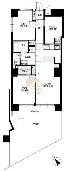 セントエルモ綾瀬106間取図