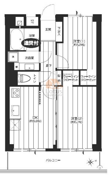目白ガーデニア617間取図