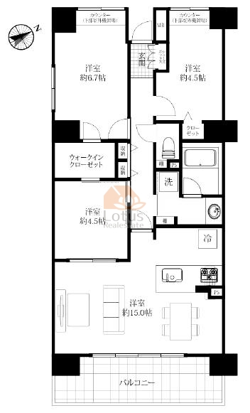 シスナブ池袋本町923間取図