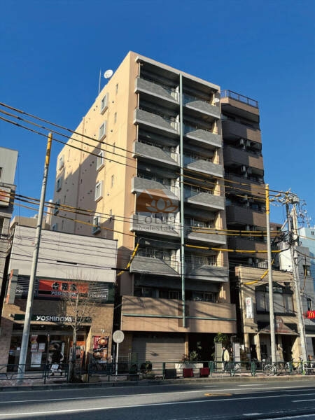 ジェイパーク菊川外観１｜ジェイパーク菊川は平成10年築、8階建てのマンションです。