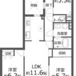 グリーンパーク新小岩1007間取図