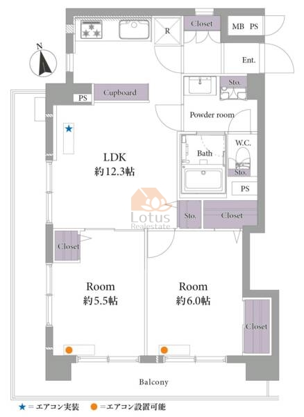 藤和東浅草コープ401間取図