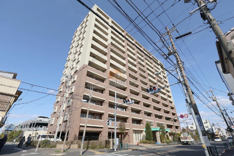 クレアシティフラン・クオーレ外観１｜クレアシティフランクオーレは平成14年築、14階建てのマンションです。近くにスーパー・ホームセンターがあり便利です。