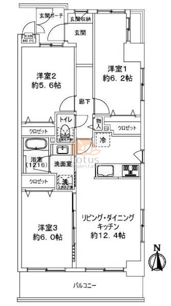 ネオマイム墨田鐘ヶ淵601間取図