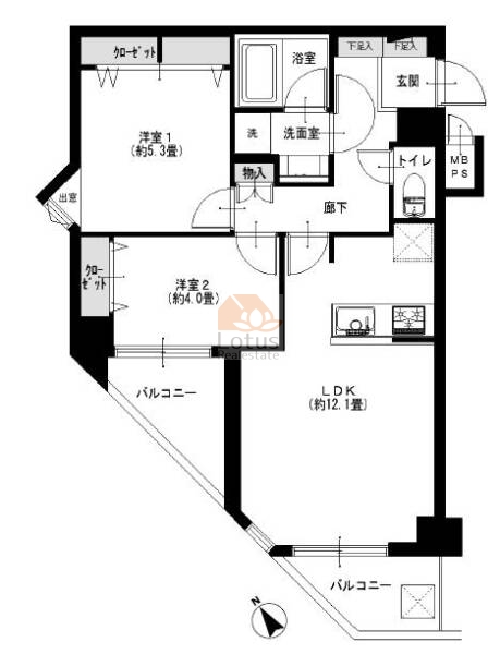 サンスプレンダー吾妻橋603間取図