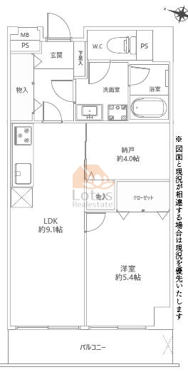 マンション小石川台710間取図