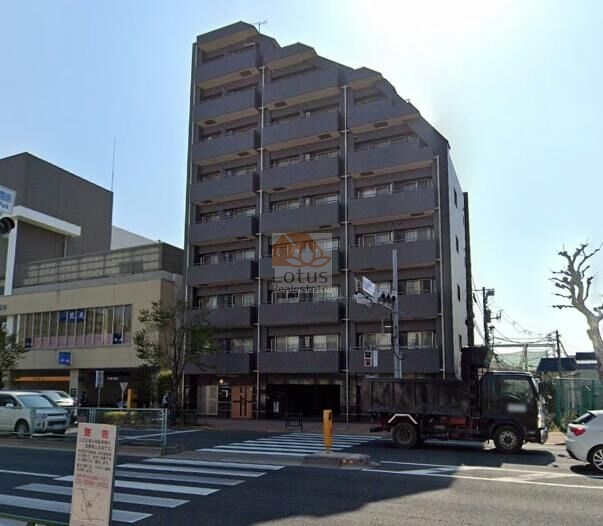 ＯＬＩＯ南長崎外観２｜ＯＬＩＯ南長崎は、目白通り沿いの9階建てのマンションです。
