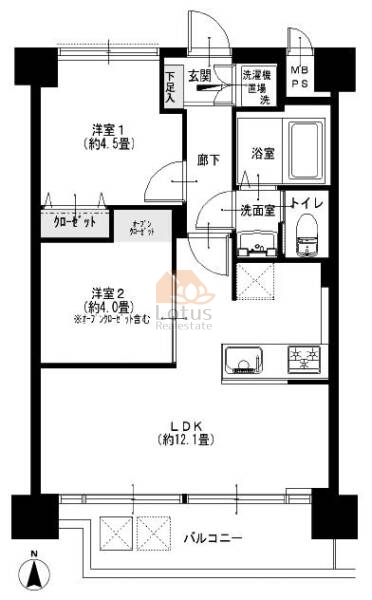 両国サンハイツ603間取図