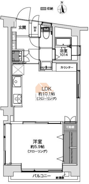 関町ファミリーマンション803間取図