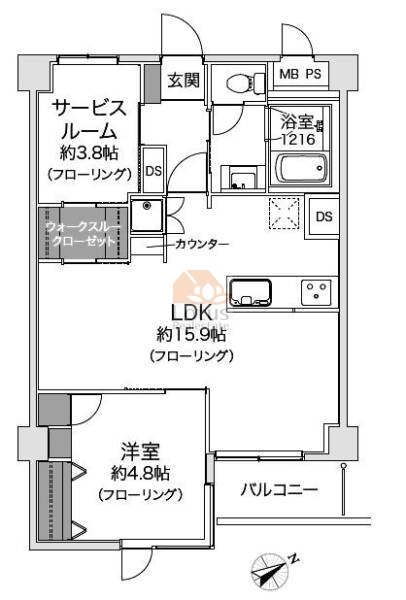 豊栄荻窪ステーションプラザ415間取図