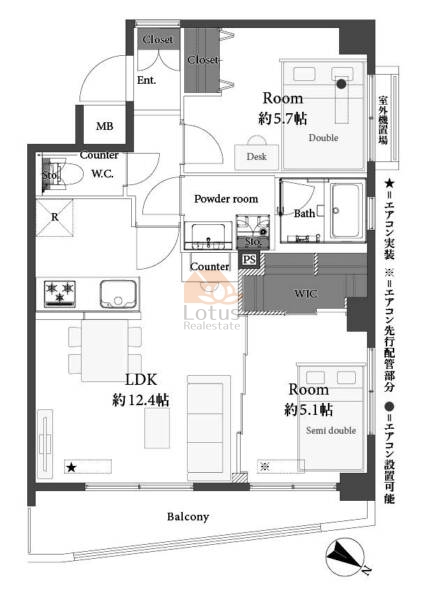 パロス南小岩405間取図