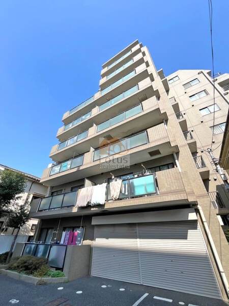パロス南小岩外観１｜パロス南小岩は、平成9年築、8階建てのマンションです。