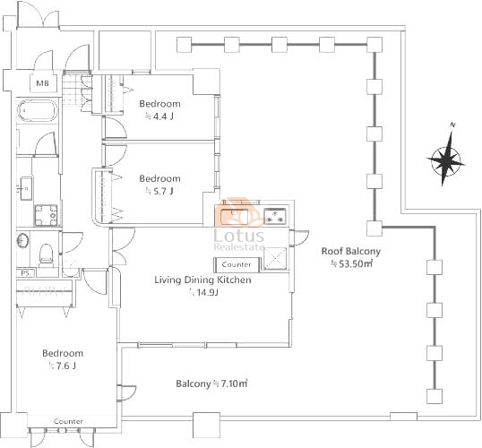 グリーンコーポ東高円寺901間取図