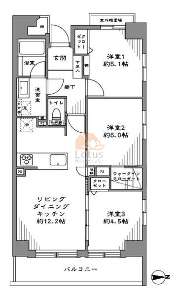 ナイスアーバン浅草403間取図