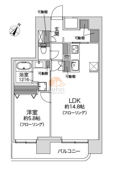 トラスト新小岩303間取図