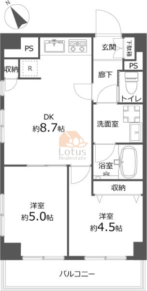 ラミアール鶯谷駅前703間取図