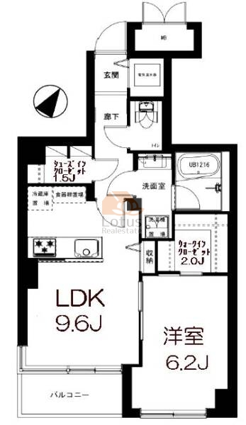 ジュウェル小石川205間取図