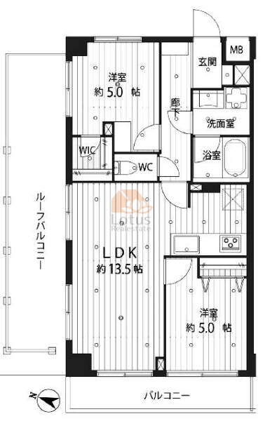 マイキャッスル荻窪502間取図