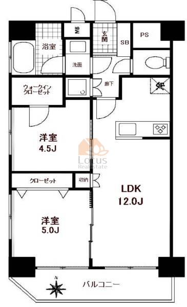 練馬サマリヤマンション612間取図