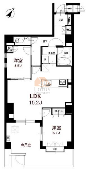 渋谷神山町レジデンス101間取図