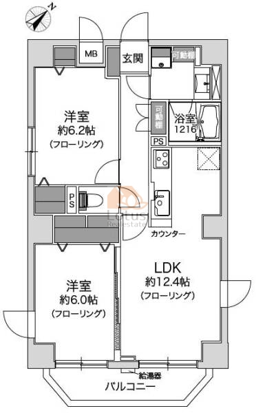 マリンアーク綾瀬205間取図