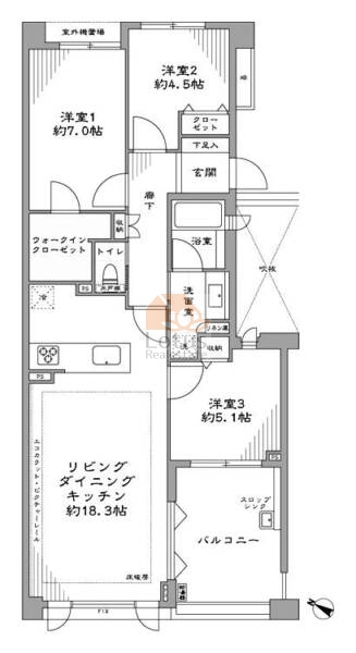 グローリオ南阿佐ヶ谷402間取図