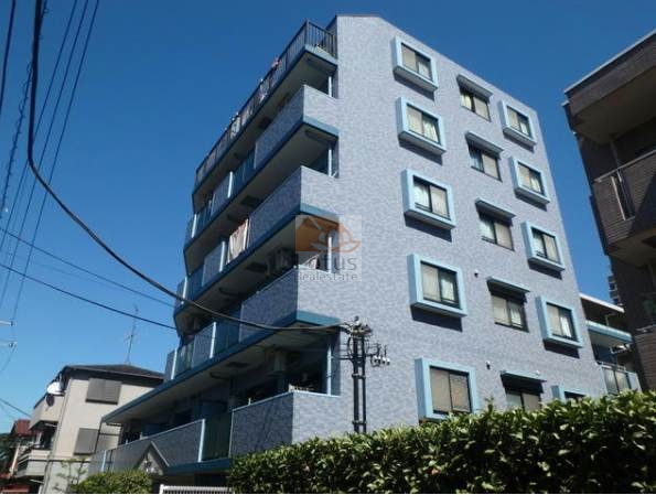 セザールパークサイド南大井外観１｜ザールパークサイド南大井は、6階建てタイル張りで、明るく清潔な印象です。