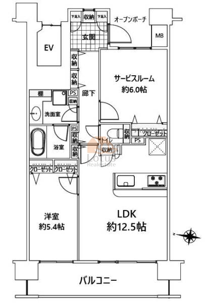 レーベンハイム亀戸シャリテ202間取図