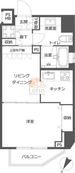ブライズ西五反田402間取図