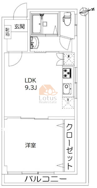 文京久保田マンション404間取図