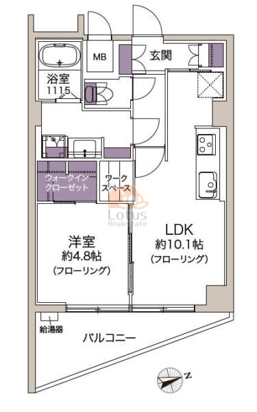 藤和八丁堀コープ２205間取図