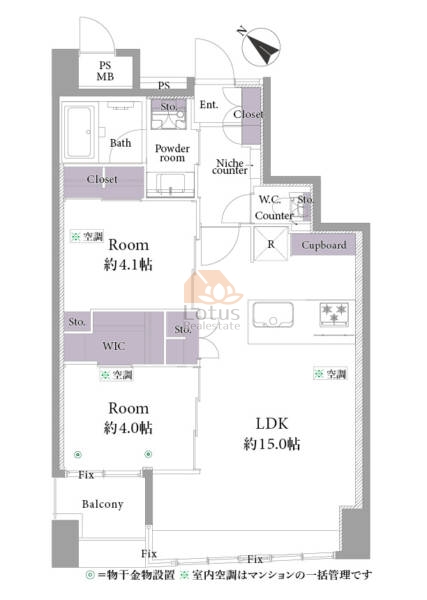 フォルム小石川1007間取図