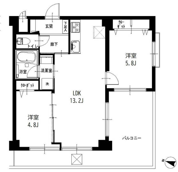 ルックハイツ目白1001間取図