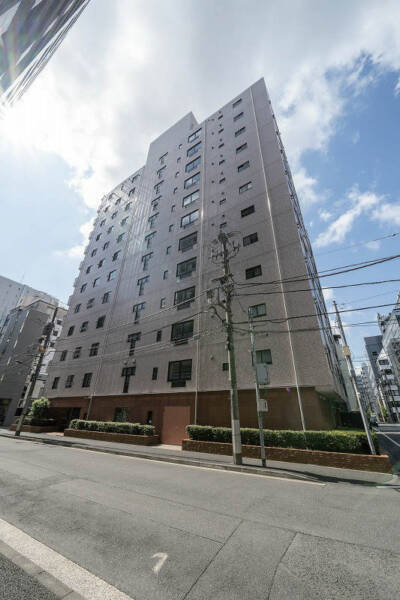 パロス新富町外観１｜パロス新富町は、平成11年築、12階建てのマンションです。