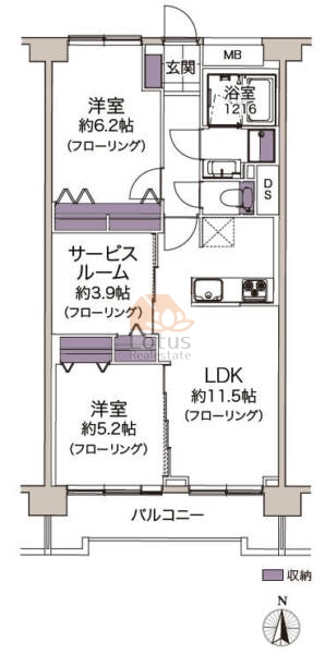 グリーンコーポ京成小岩604間取図
