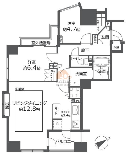 レジェンド松が谷203間取図