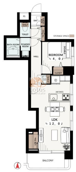大島ロイヤルマンション604間取図