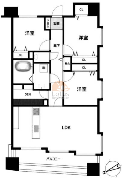レーベンハイム葛西ウェルビュー903間取図