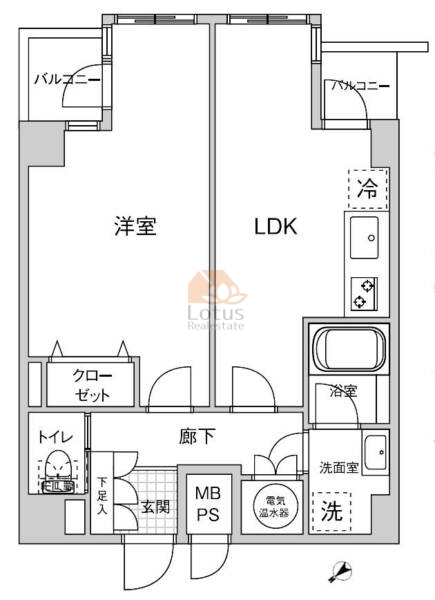 いづみハイツニュー茅場町906間取図