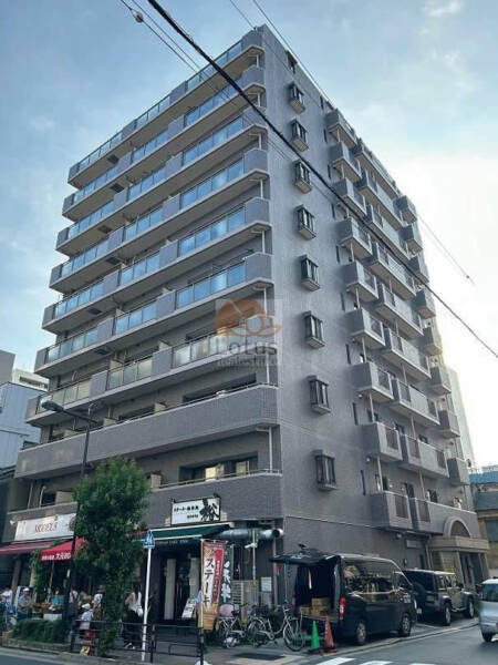 ファミール浅草雷門外観１｜ファミール浅草雷門は、平成11年築、10階建てのマンションです。