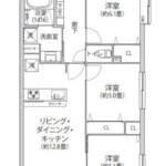 ビラカーサお花茶屋305間取り