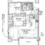 イトーピアマイズ池袋1201間取図