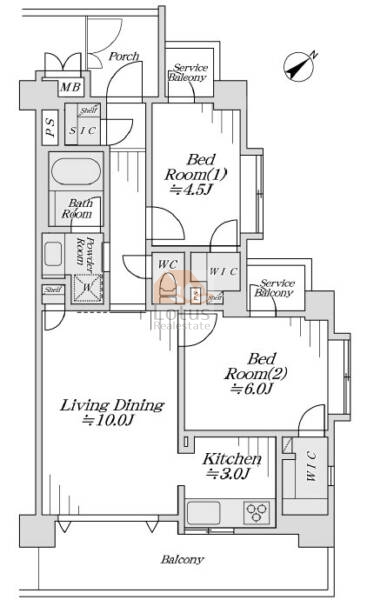 グランベル練馬北町２206間取図